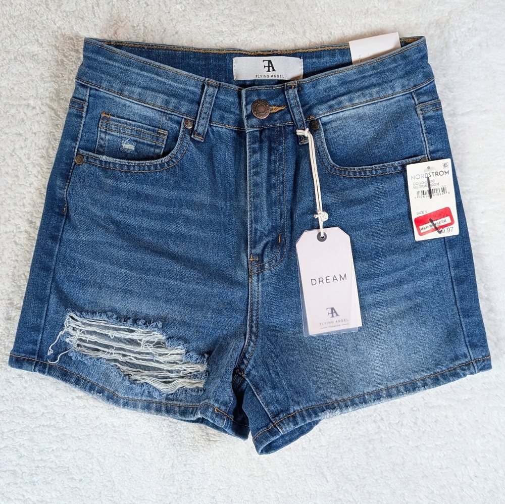 540-Nordstrom Dream Blue Denim Shorts